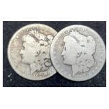 (2) Morgan Dollar AG: 1879, 1888