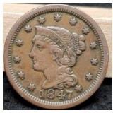 1847 Large Cent