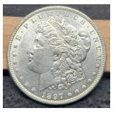 1897 Morgan Dollar BU