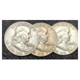 (3) 1959-D F. Half Dollars