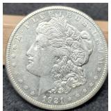 1921 Morgan Dollar XF