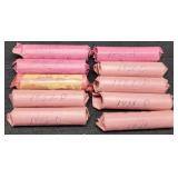 (10) Rolls Wheat Cents 40