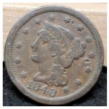 1848 Large Cent