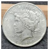1923-D Peace Dollar XF