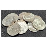 (10) Silver W. Quarters
