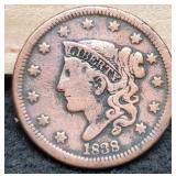1838 Large Cent