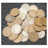 (35) Indian Head Cents Back To 1906