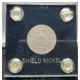 1868 Shield Nickel