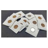 (14) L. Cents 1910 To 1921-S