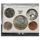 1963 5 Coin Year Set Unc.