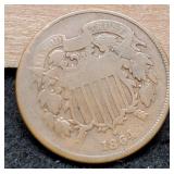 1864 Two Cent