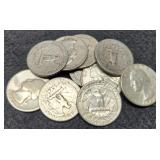 (10) Silver W. Quarters