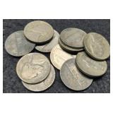 (11) Silver War Nickels