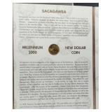 (5) Different Sacagawea Dollars In A Complete