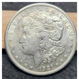 1921-S Morgan Dollar AU