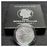 2023 Unc. Morgan Dollar w/ Case & COA