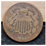 1864 Two Cent