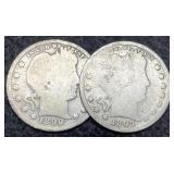 (2) Barber Quarters: 1897, 1899