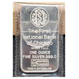 1 Troy Oz. Silver "Sears Tower" Bar