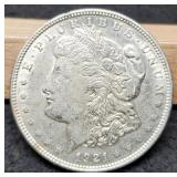 1921 Morgan Dollar AU