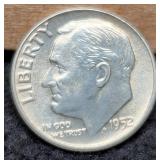1952 R. Dime BU