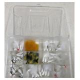 Jigs in Plastic Tackle Box