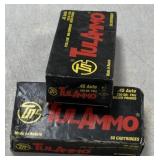 100 rnds TulAmmo .45 Auto