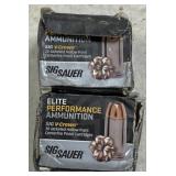 2 Boxes Sig Sauer 9mm Ammo