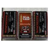 150 rnds .22 Magnum Ammo