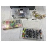 Weighted Jigs, Hooks and Spoons