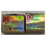 2 Boxes Hornady .44 Magnum Ammo