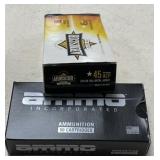 100 rnds .45acp Ammo