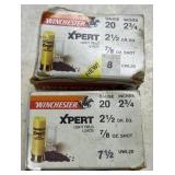 2 Boxes Winchester 20GA Shotshells