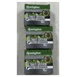 3 Boxes Remington 9mm Luger Ammo