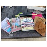 Cookbooks, Rolling Pin, Hot Pads