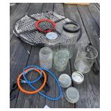 Fruit Jars, Decorative Glass, Pool Game