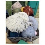 2 Baskets of Braided Cord