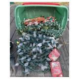 Tote Full of Christmas Lights