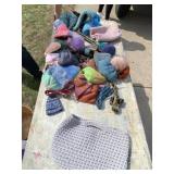 Lot of New Hand Crocheted Hats & More