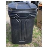 Trash Tote on Rollers