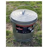 Galvanized 10 Gallon Pail with Lid