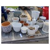 Large Lot of Flower Pots