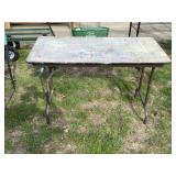 Folding Paint Table