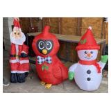 3 - Christmas Lawn Blow Ups