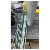 Galvanized Bucket & Fiberglass Posts