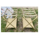2 - Folding Luggage Racks