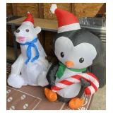 Penguin and Polar Bear Yard Blow Ups