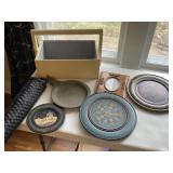 Wood Carrier, Home Decor, Wood Plates