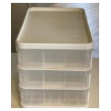 3 Drawer Plastic Organizer Box