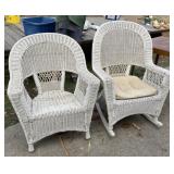2 - Wicker Chairs
